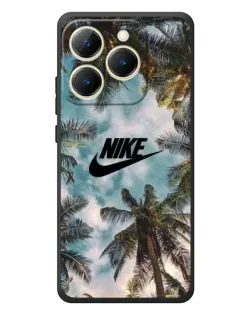 Чехол для Realme 15T с картинкой «Тропический принт Nike»