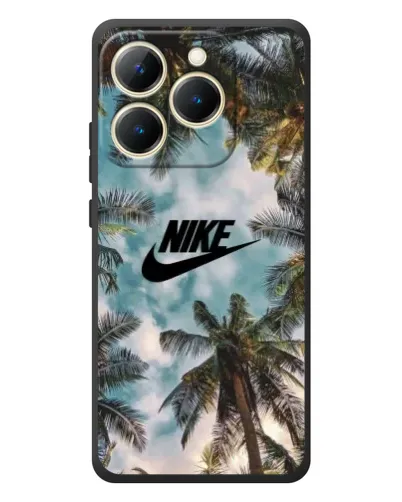 Чехол для Realme 15T с картинкой «Тропический принт Nike» Чехол для Realme 15T с картинкой «Тропический принт Nike»