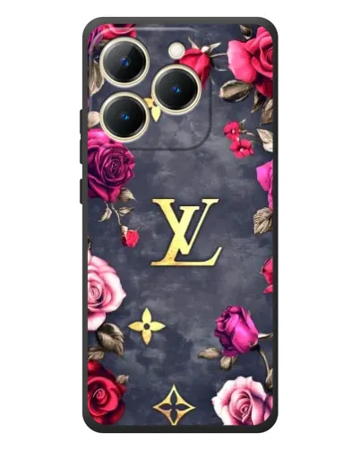 Чехол для Realme 15T с картинкой «Цветочный Louis Vuitton»