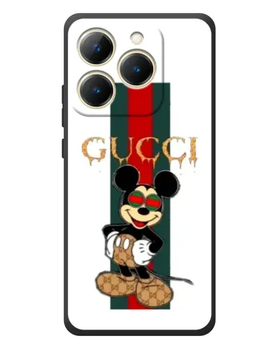 Чехол для Realme 15T с картинкой «Микки Маус Gucci — полосы» Чехол для Realme 15T с картинкой «Микки Маус Gucci — полосы»