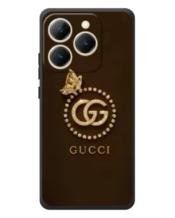 Чехол для Realme 15T с картинкой «Gucci — золотая бабочка» Чехол для Realme 15T с картинкой «Gucci — золотая бабочка»
