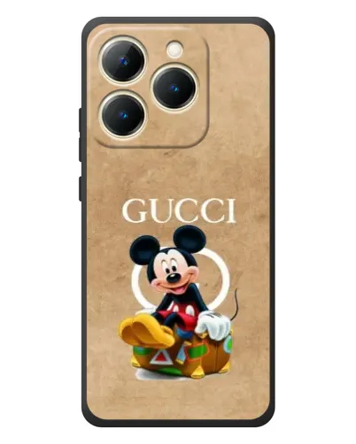 Чехол для Realme 15T с картинкой «Микки Маус Gucci — крафт» Чехол для Realme 15T с картинкой «Микки Маус Gucci — крафт»