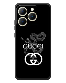 Чехол для Realme 15T с картинкой «Gucci — серебряная змея» Чехол для Realme 15T с картинкой «Gucci — серебряная змея»