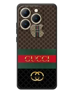 Чехол для Realme 15T с картинкой «Gucci — брендированный десерт» Чехол для Realme 15T с картинкой «Gucci — брендированный десерт»