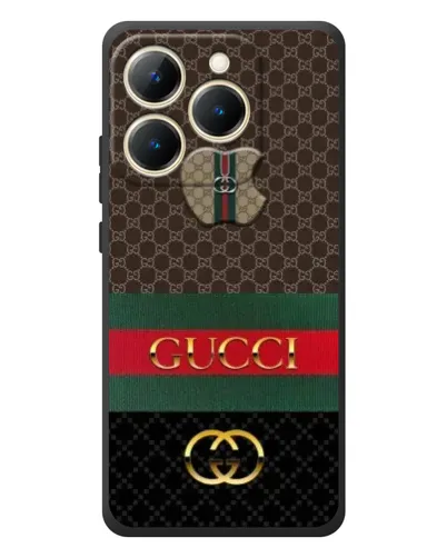 Чехол для Realme 15T с картинкой «Gucci — брендированный десерт» Чехол для Realme 15T с картинкой «Gucci — брендированный десерт»