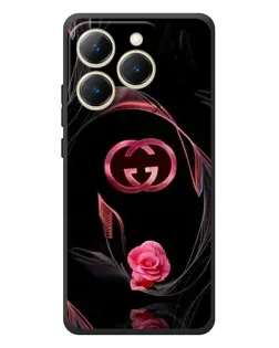 Чехол для Realme 15T с картинкой «Gucci — неоновая роза» Чехол для Realme 15T с картинкой «Gucci — неоновая роза»