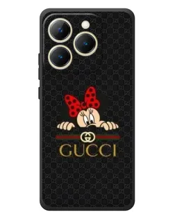 Чехол для Realme 15T с картинкой «Минни Маус Gucci — черный» Чехол для Realme 15T с картинкой «Минни Маус Gucci — черный»