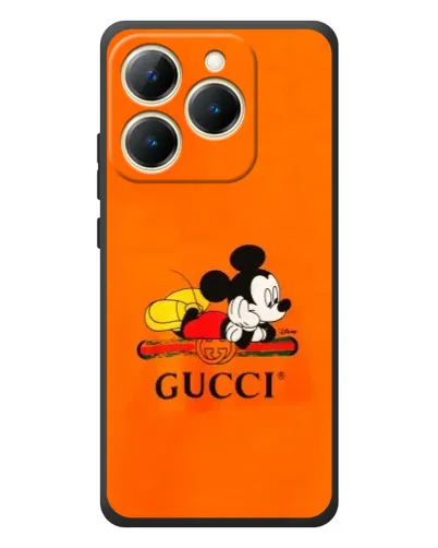 Чехол для Realme 15T с картинкой «Микки Маус Gucci — оранж» Чехол для Realme 15T с картинкой «Микки Маус Gucci — оранж»