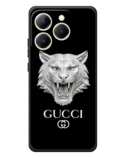 Чехол для Realme 15T с картинкой «Gucci — серебряный лев» Чехол для Realme 15T с картинкой «Gucci — серебряный лев»