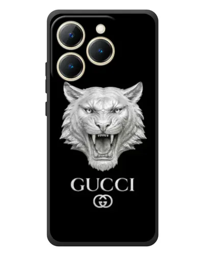 Чехол для Realme 15T с картинкой «Gucci — серебряный лев» Чехол для Realme 15T с картинкой «Gucci — серебряный лев»