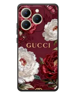 Чехол для Realme 15T с картинкой «Gucci — бордовые розы» Чехол для Realme 15T с картинкой «Gucci — бордовые розы»
