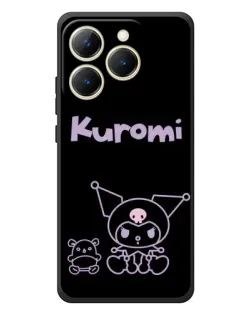 Чохол для Realme 15T з картинкою «Kuromi — чорний мінімалізм» Чохол для Realme 15T з картинкою «Kuromi — чорний мінімалізм»