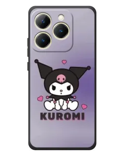 Чехол для Realme 15T с картинкой «Kuromi — фиолетовый арт»