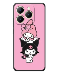Чехол для Realme 15T с картинкой «My Melody и Kuromi»