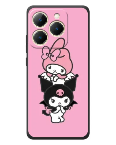 Чехол для Realme 15T с картинкой «My Melody и Kuromi»