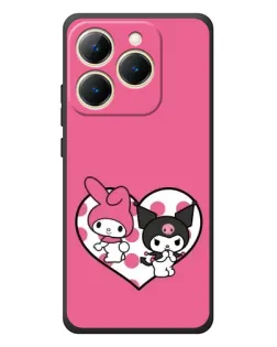 Чехол для Realme 15T с картинкой «Kuromi и My Melody»