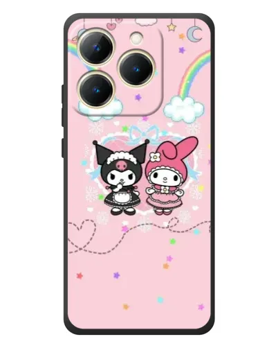 Чехол для Realme 15T с картинкой «My Melody и Kuromi»