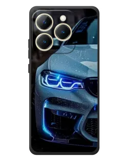Чехол для Realme 15T с картинкой «Взгляд BMW с синими фарами» Чехол для Realme 15T с картинкой «Взгляд BMW с синими фарами»