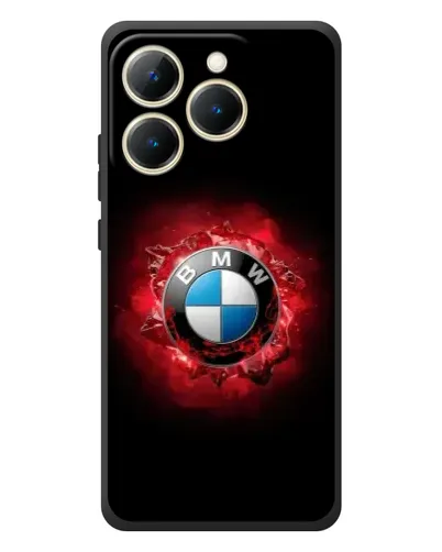 Чехол для Realme 15T с картинкой «Логотип BMW — вспышка»