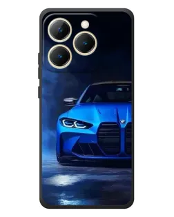 Чехол для Realme 15T с картинкой «Голубая BMW M4» Чехол для Realme 15T с картинкой «Голубая BMW M4»