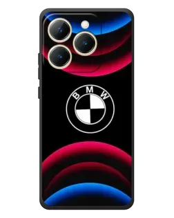 Чехол для Realme 15T с картинкой «Логотип BMW и неоновые дуги» Чехол для Realme 15T с картинкой «Логотип BMW и неоновые дуги»