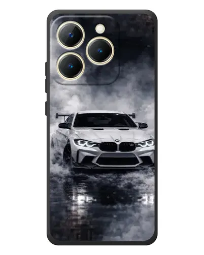 Чехол для Realme 15T с картинкой «BMW сквозь туман»
