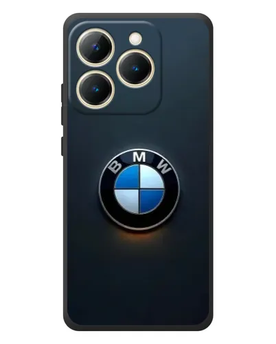 Чехол для Realme 15T с картинкой «Логотип BMW — минимализм»