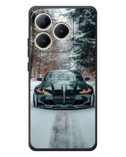 Чехол для Realme 15T с картинкой «BMW в зимнем лесу» Чехол для Realme 15T с картинкой «BMW в зимнем лесу»