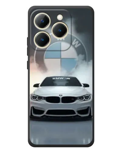 Чехол для Realme 15T с картинкой «BMW в белом дыму» Чехол для Realme 15T с картинкой «BMW в белом дыму»