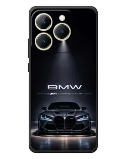 Чехол для Realme 15T с картинкой «BMW сквозь ночной город» Чехол для Realme 15T с картинкой «BMW сквозь ночной город»