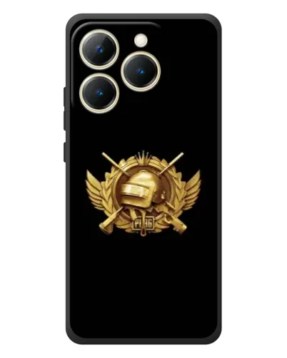 Чохол для Realme 15T з картинкою «PUBG — помаранчевий градієнт»