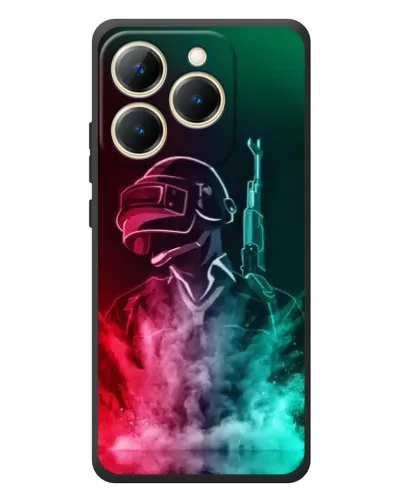 Чохол для Realme 15T з картинкою «PUBG — вогняний воїн»