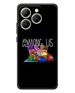 Чехол для Realme 15T с картинкой «Логотип Among Us»