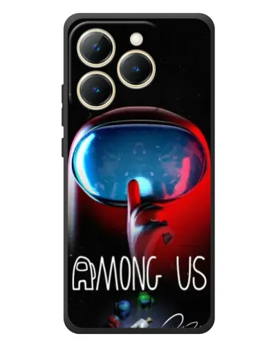Чехол для Realme 15T с картинкой «Красный импостер — макро» Чехол для Realme 15T с картинкой «Красный импостер — макро»