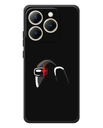 Чехол для Realme 15T с картинкой «Among Us шлем» Чехол для Realme 15T с картинкой «Among Us шлем»