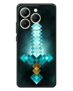 Чохол для Realme 15T з картинкою «Алмазний меч неон» Чохол для Realme 15T з картинкою «Алмазний меч неон»