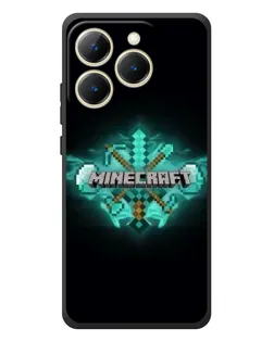 Чохол для Realme 15T з картинкою «Minecraft Diamond лого» Чохол для Realme 15T з картинкою «Minecraft Diamond лого»