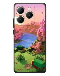 Чохол для Realme 15T з картинкою «Рожеве дерево Minecraft» Чохол для Realme 15T з картинкою «Рожеве дерево Minecraft»