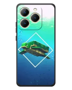 Чохол для Realme 15T з картинкою «Черепаха Minecraft» Чохол для Realme 15T з картинкою «Черепаха Minecraft»