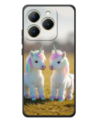 Чехол для Realme 15T с картинкой «Пара единорогов» Чехол для Realme 15T с картинкой «Пара единорогов»