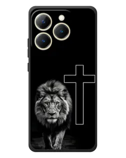 Чехол для Realme 15T с картинкой «Лев и Крест»