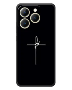 Чехол для Realme 15T с картинкой «Тонкий крест»