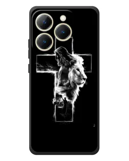 Чехол для Realme 15T с картинкой «Сияющий крест Jesus»