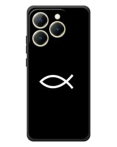 Чехол для Realme 15T с картинкой «Символ рыбы Jesus» Чехол для Realme 15T с картинкой «Символ рыбы Jesus»