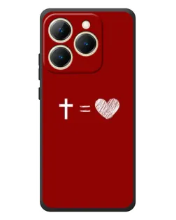 Чехол для Realme 15T с картинкой «Уравнение любви»