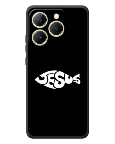 Чехол для Realme 15T с картинкой «Рыба Jesus» Чехол для Realme 15T с картинкой «Рыба Jesus»