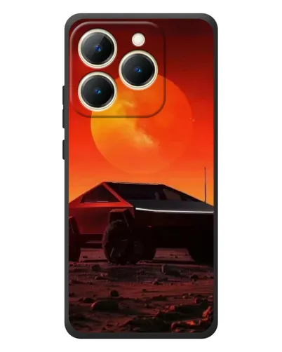 Чехол для Realme 15T с картинкой «Cybertruck на Марсе» Чехол для Realme 15T с картинкой «Cybertruck на Марсе»