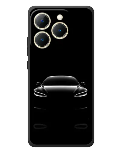 Чехол для Realme 15T с картинкой «Силуэт Tesla Night» Чехол для Realme 15T с картинкой «Силуэт Tesla Night»