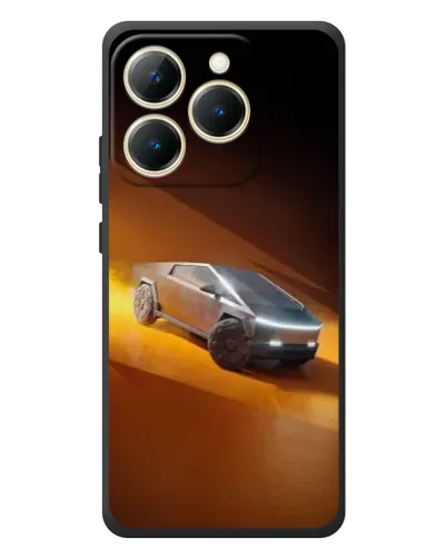 Чехол для Realme 15T с картинкой «Cybertruck в пустыне» Чехол для Realme 15T с картинкой «Cybertruck в пустыне»