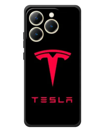 Чехол для Realme 15T с картинкой «Tesla Red Logo» Чехол для Realme 15T с картинкой «Tesla Red Logo»